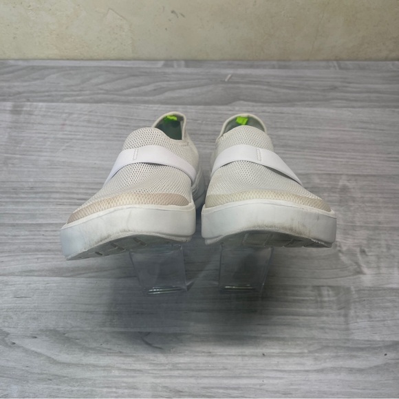 OOFOS OOMG White Mesh Low Sport Recovery Comfort Shoe Women’s Size 5 - Picture 3 of 10